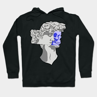 Copy of Marble David and skull Pop Art Hoodie